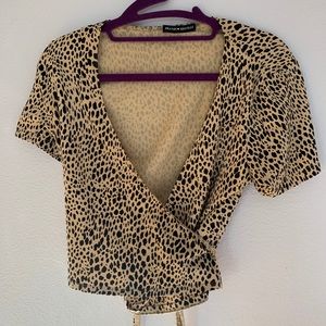 Brandy Melville wrap top